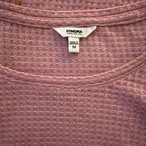 Plum colored woman’s shirt, gently used, great condition.